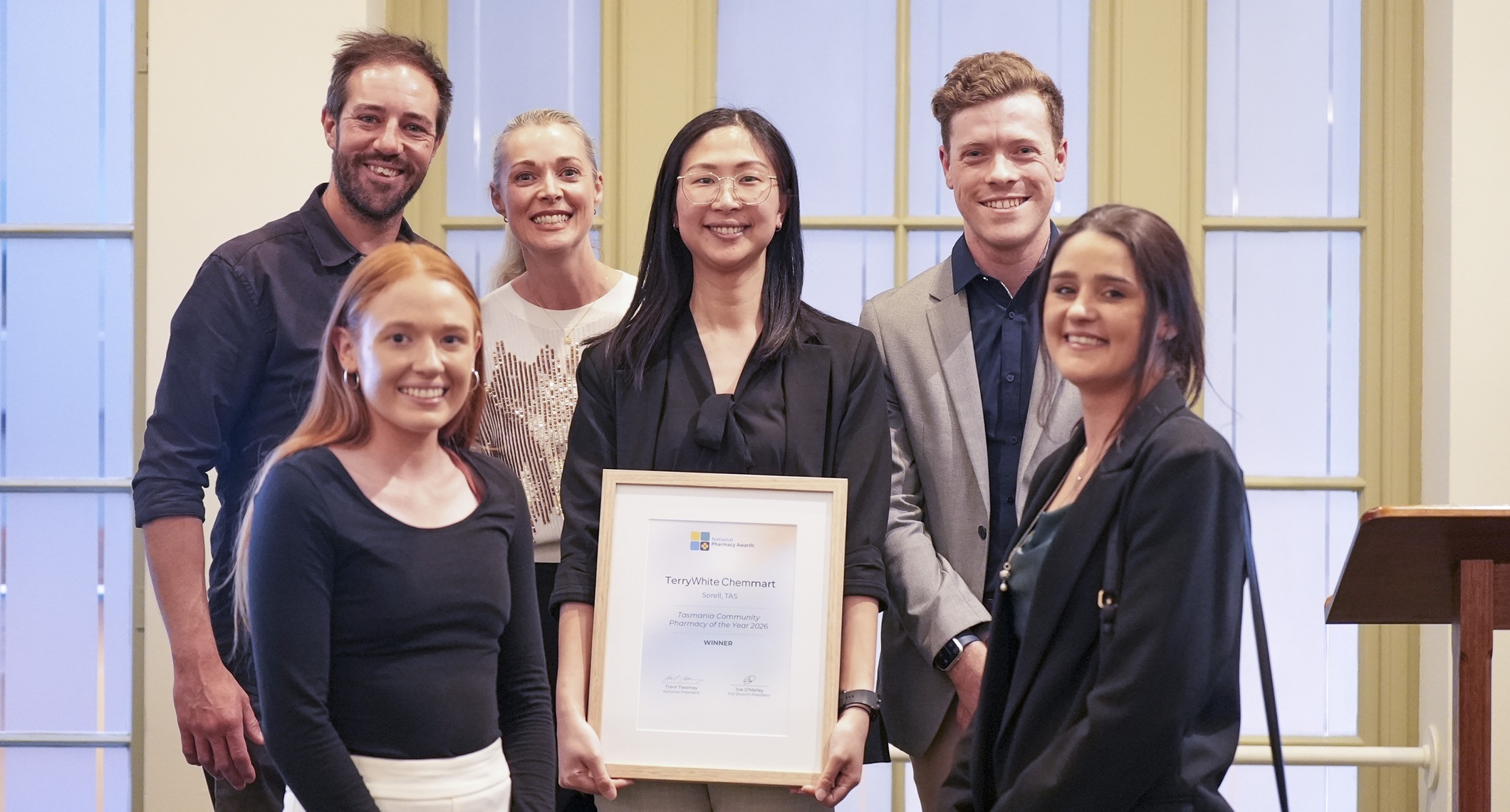 Lead image for National Pharmacy Awards - Tasmania Winners