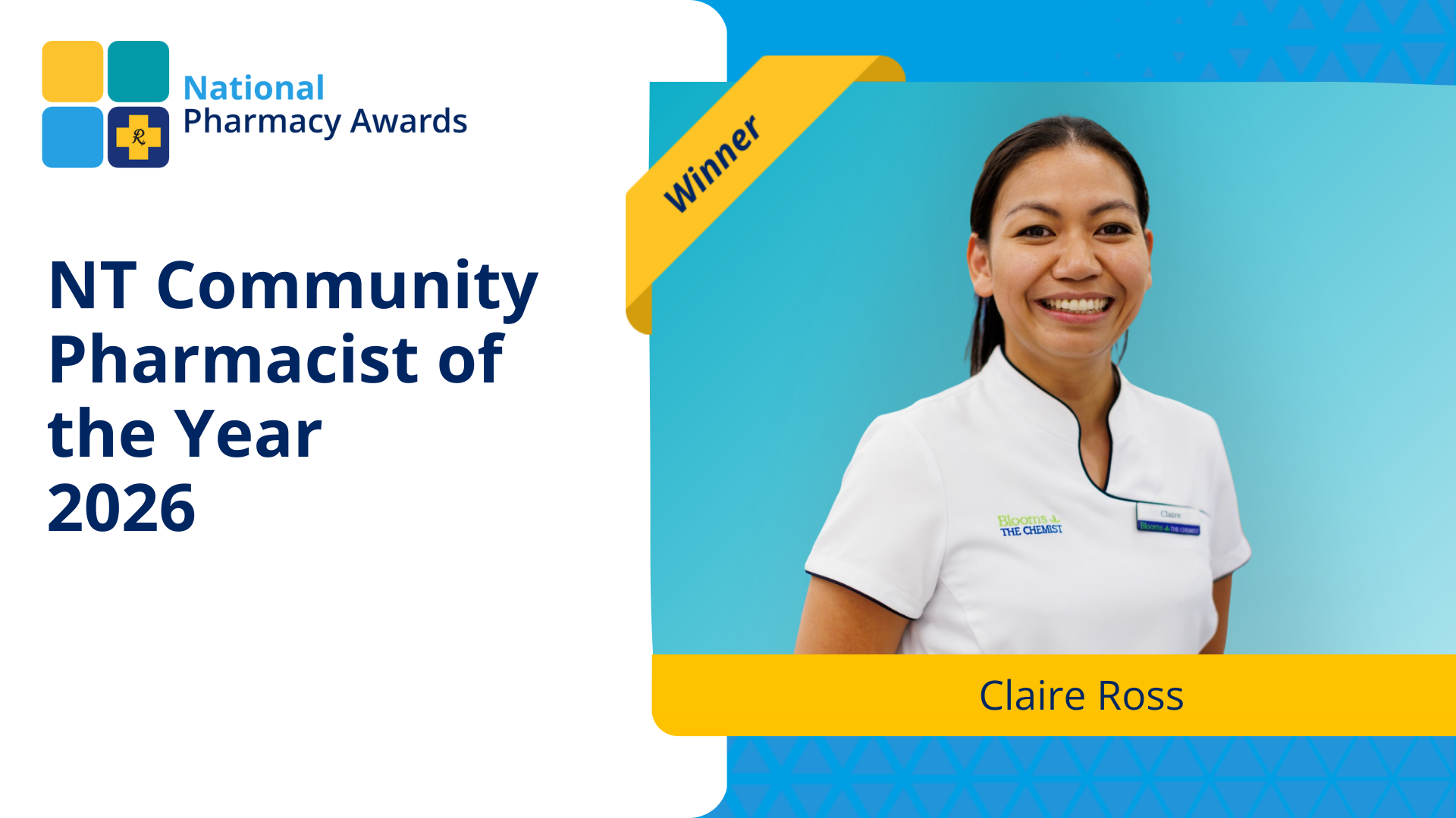 Community Pharmacist of the Year: Claire Ross