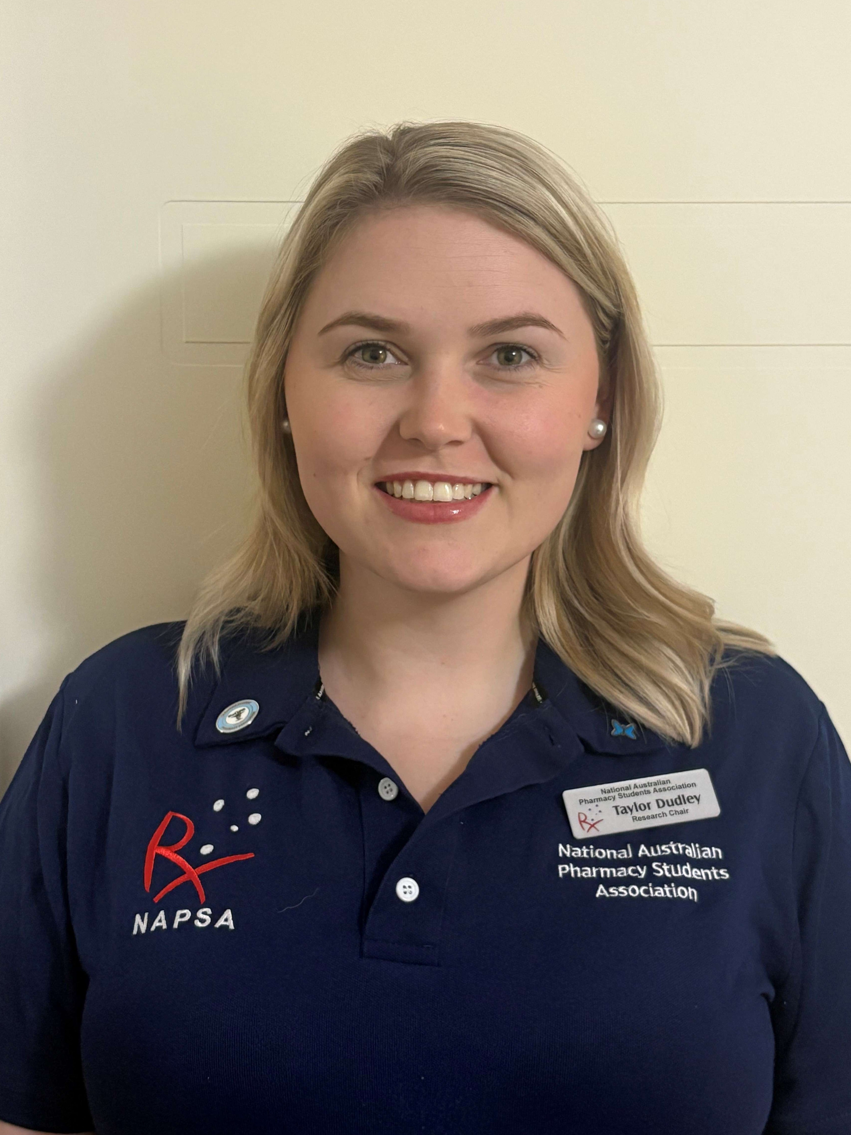 Australia's capital city Student Pharmacist of the Year is Taylor Dudley Student Pharmacist of the Year: Taylor Dudley.
