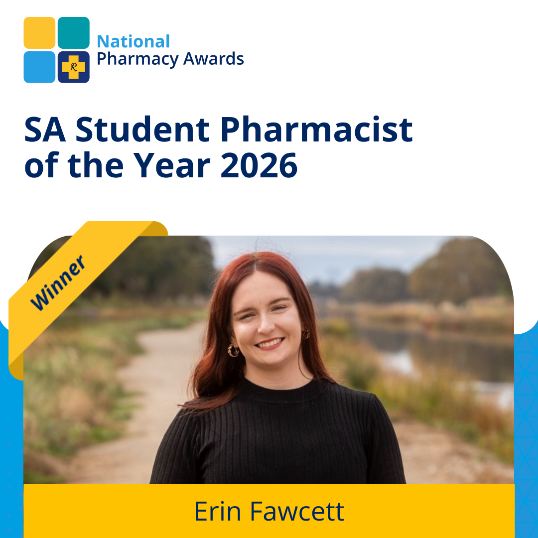 Erin is president of her university association and a National Pharmacy Students’ Association executive