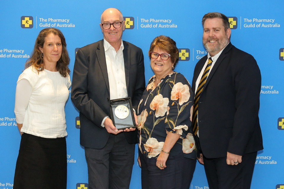 Lead image for Community pharmacist Richard Smirk receives prestigious   Kevin McAnuff Award for excellence 