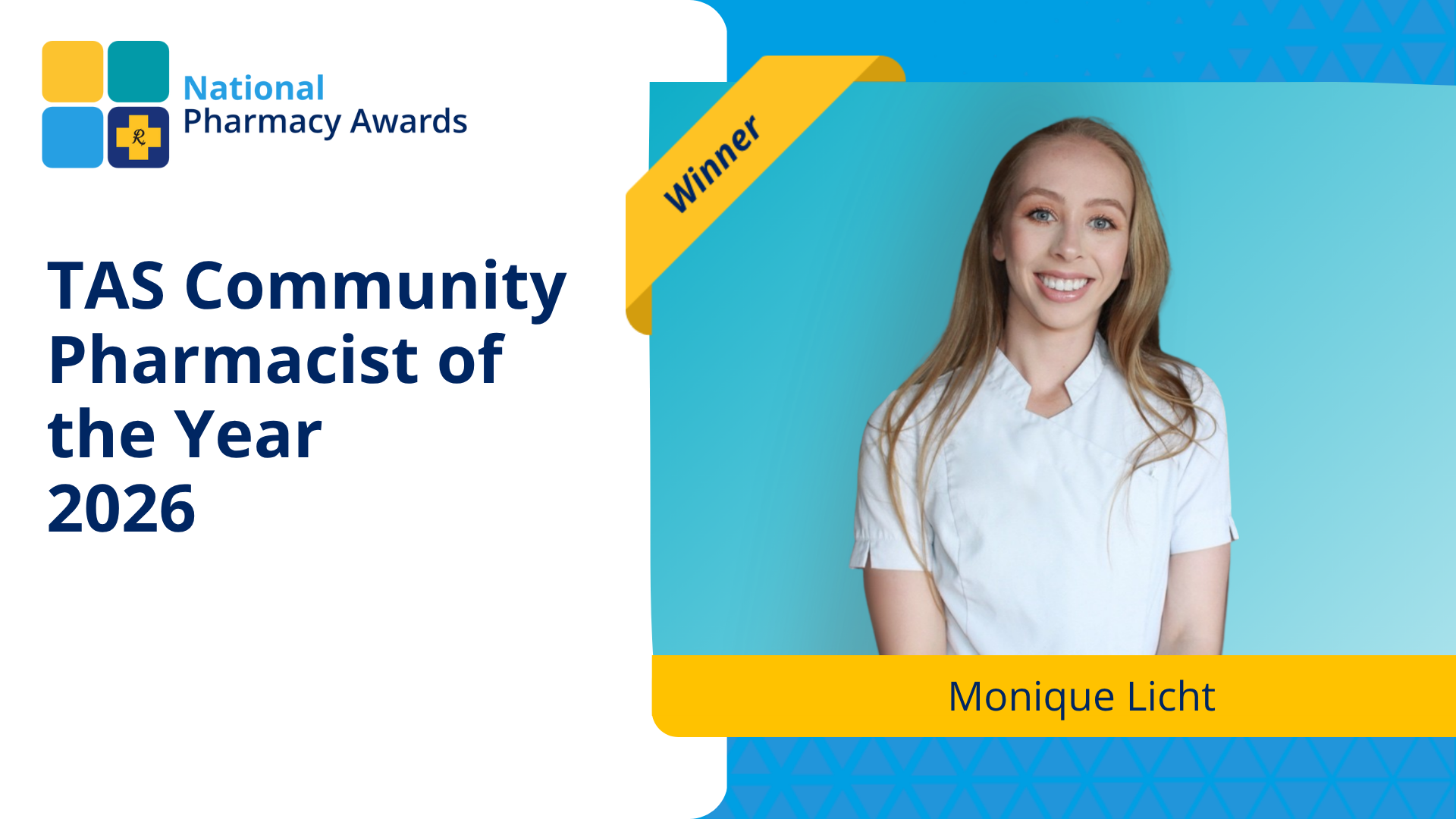 TAS Community Pharmacist of the Year: Monique Licht
