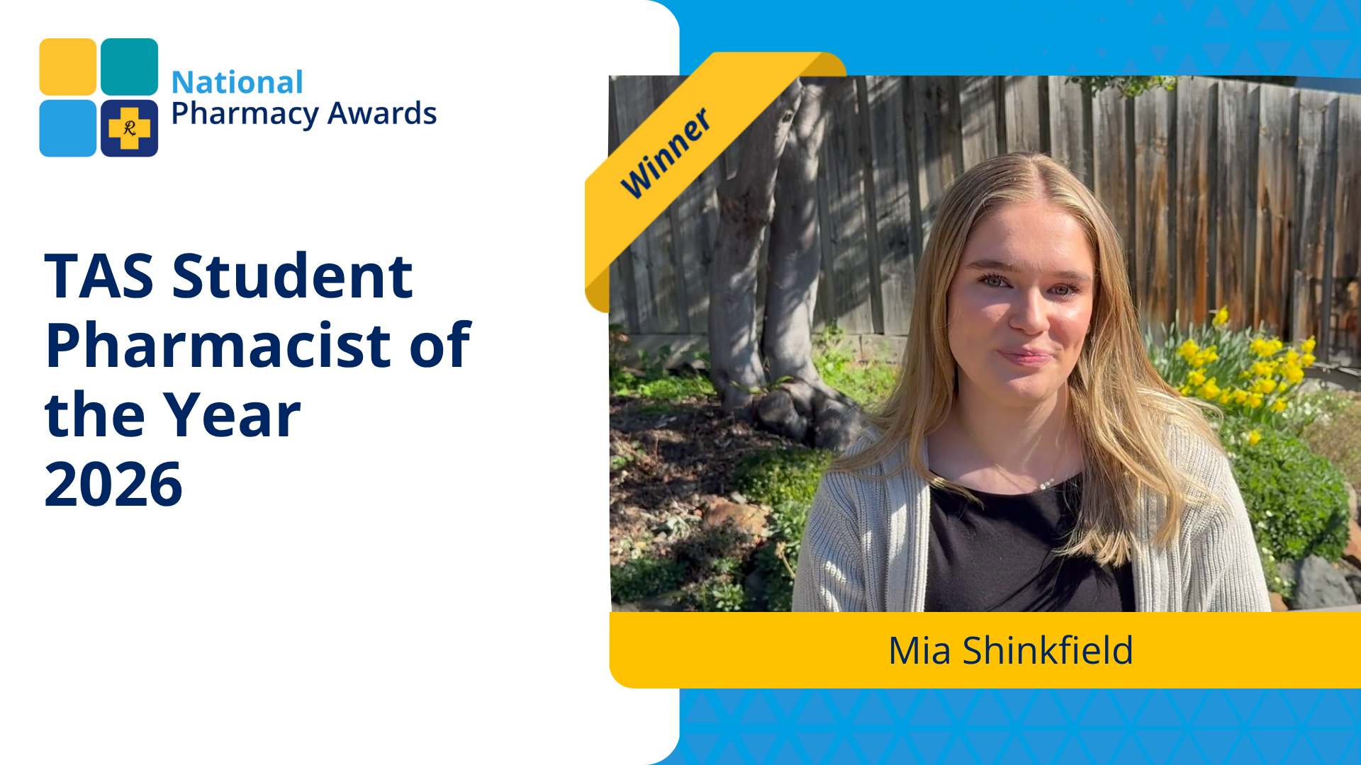 Student Pharmacist of the Year: Mia Shinkfield